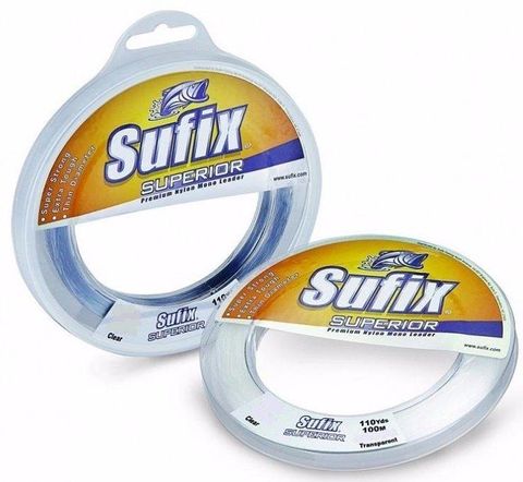 100m Spool of 150lb Sufix Superior Monofilament Fishing Leader