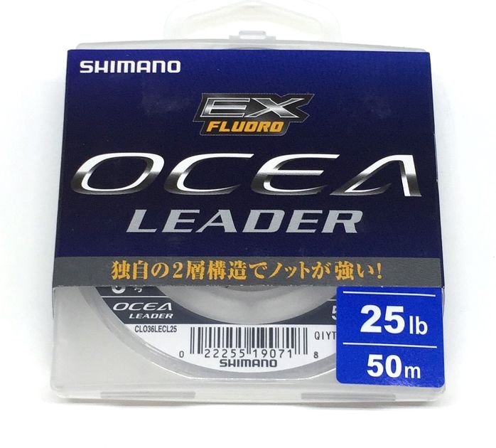 Basse De Ligne Fluorocarbone Shimano Ocea F EX - 50m 25lb - Transparent