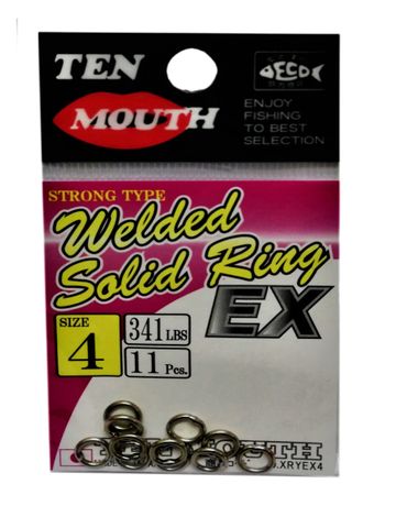Ten Mouth Welded Solid Rings Tm27 100Kg #4