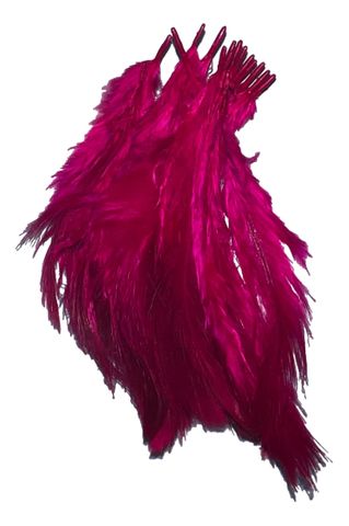 Dark Pink Feathers