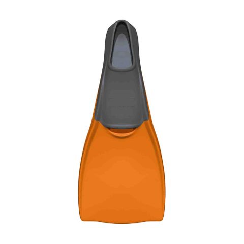 Mirage F015 Long Blade Deluxe Rubber Fins - Orange - S 5-6