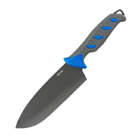 Buck Clever Knife 6" Blue/Grey with Sheath