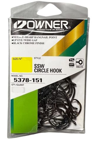 Owner Ssw Circle Hooks 9/0