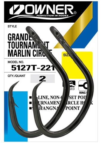 Owner Grander Tournament Circle Hooks 14/0