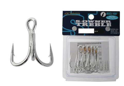 Owner S-125 Plugging Inline Single Lure Hooks