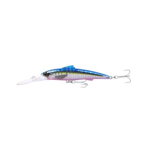 Samaki Pacemaker Trolling Minnow 140mm 43g Blue Pink Silver V2