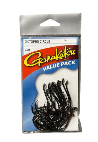 Gamakatsu 6/0 Octopus Circle Hooks 25Pc