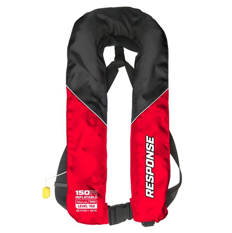 Response Manual Inflatable Adult Life Jacket Red/Black