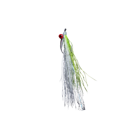 Manic Tackle Project Aussie Clouser Fly Lure 2/0 Chartreuse/White