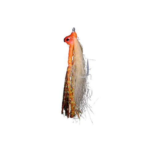Manic Tackle Project Christmas Cracker Fly Lure #8 Orange
