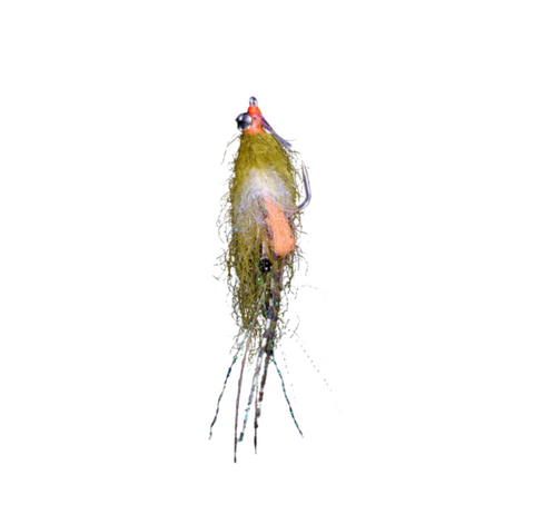 Manic Tackle Project Spawning Shrimp Fly Lure 1/0 Olive