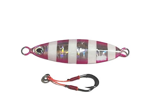 Zest Slow Jay 80G Jig Pink Zebra