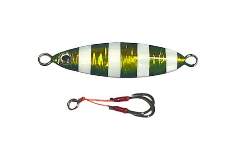 Zest Slow Jay 80G Jig Green Zebra