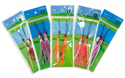 Ocean Angler Jitterbug Twin Hook Pack 2.5 Hot Pink