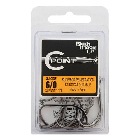 Black Magic C-Point 6/0 Hook Economy Pack