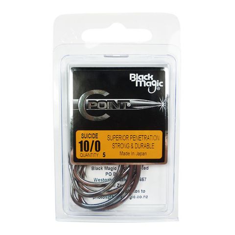 Black Magic C-Point 10/0 Hook Economy Pack