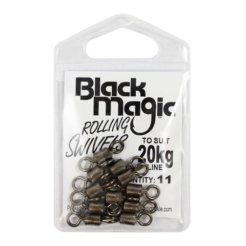 Black Magic Rolling Swivels Small Pack