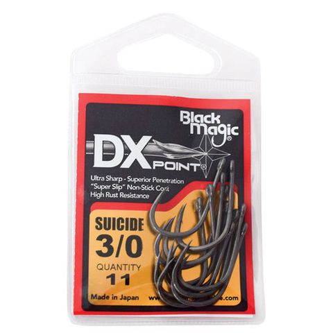 Black Magic Dxs Coated Hook 3/0 Small Pack
