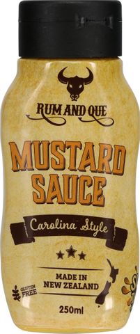 Rum & Que 250ml Slap It On Carolina Style Mustard Sauce