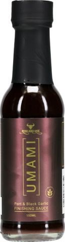 Rum & Que Umami Port & Black Garlic Sauce 150 mls