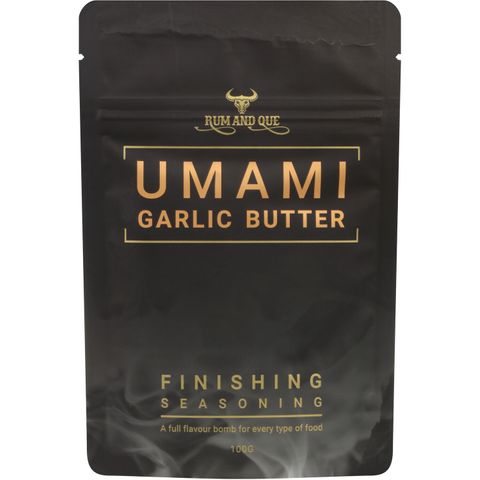 Rum & Que 100g Umami Garlic Butter Pouches