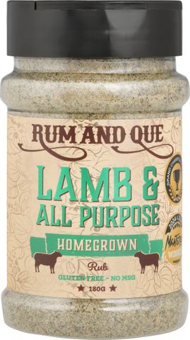 Rum & Que 150g Homegrown All Purpose Rub