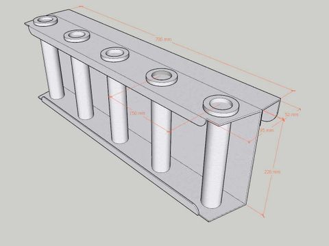 Sea Harvester Alloy 5 Rod Holder