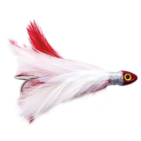 Zuker 6 Feather Tuna Lure - White/Pink