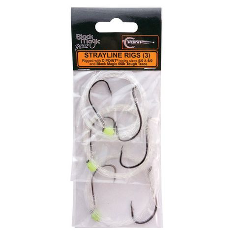 Black Magic Strayline Rig 5/0 & 6/0 Hooks