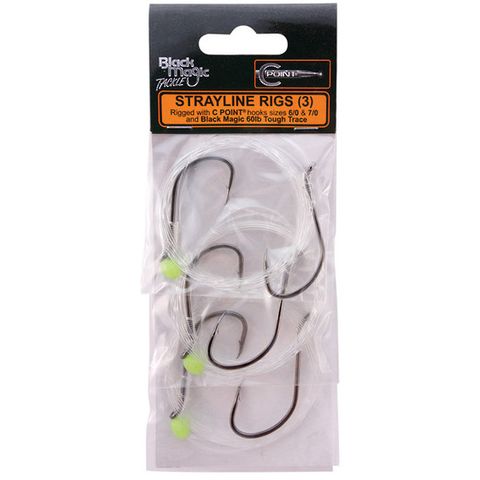 Black Magic Strayline Rig 6/0 & 7/0 Hooks