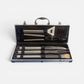 5 Piece BBQ Tool Set with Carry Case