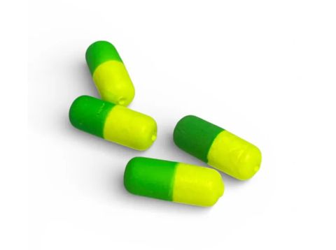 Surfcasting Bait Floats 17/7mm Green Yellow 10 Pack