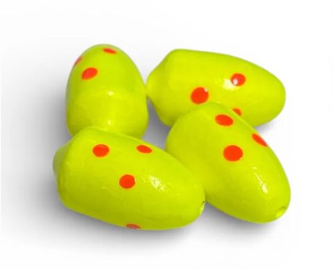 Surfcasting Bullet Floats 24/17mm Chart, Orange 4 Pack