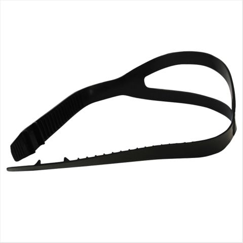 Sea Harvester Black Silicone Mask Strap