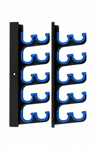 SWC 10 Slot Wall Mount Rodholder - Blue