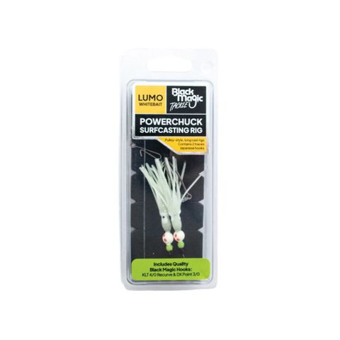 Black Magic Longreach Powerchuck Lumo Whitebait