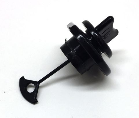 Tenob 1" Square Thread Drain Plug & Base-Black