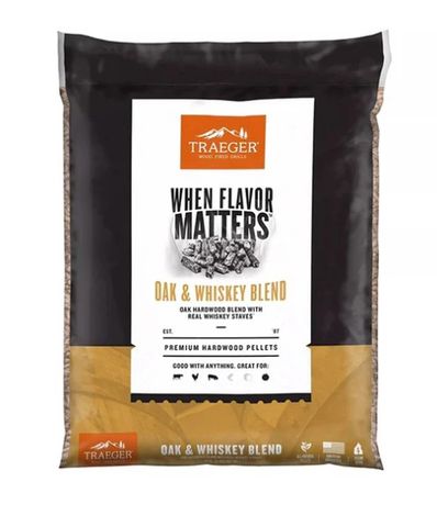 Traeger Pellets (Oak & Whiskey Blend)