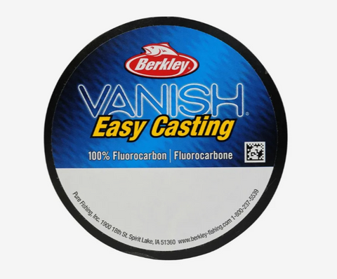 Berkley Vanish&reg; Fluorocarbon Leader Material 6-15 6lb Clear 50