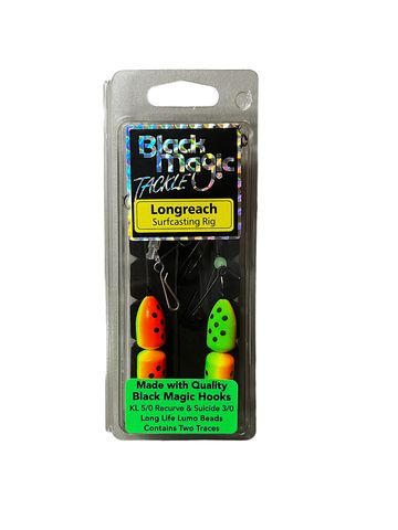 Black Magic Longreach Surf Rig Green Yellow Float