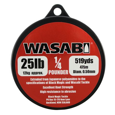 Wasabi 1/4lb Spool 25lb 519yd