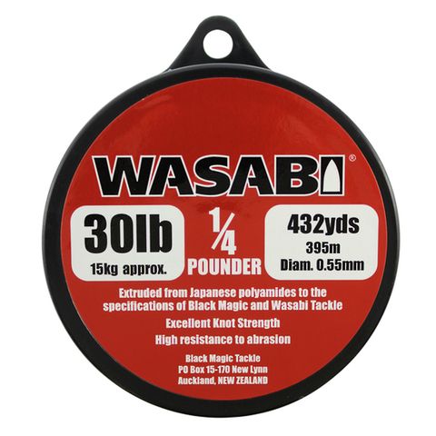 Wasabi 1/4lb Spool 30lb 432yd