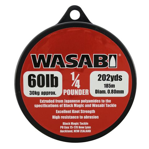 Wasabi 1/4lb Spool 60lb 202yd