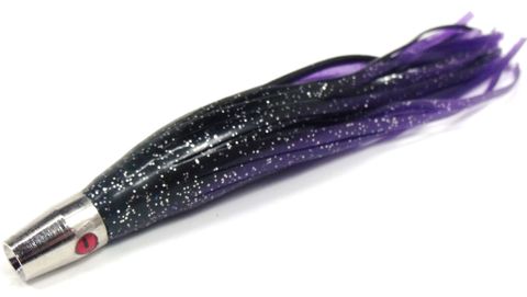 Mrs Palmer Skippy Lure Black/Purple Rigged Double Hook