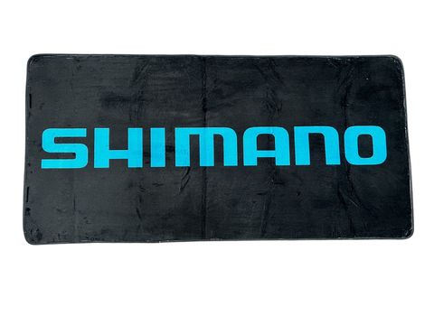 Shimano Branded Floor Rug Black 0.6m x 0.39m