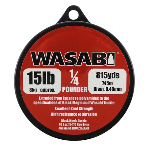 Wasabi 1/4Lb Spool 15Lb, 815 Yards