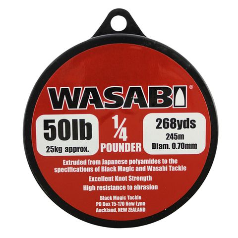 Wasabi 1/4Lb Spool 50Lb, 268 Yards