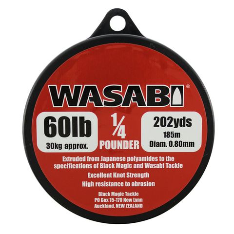 Wasabi 1/4Lb Spool 60Lb, 202 Yards
