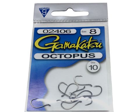 Gamakatsu #8 Octopus Hooks