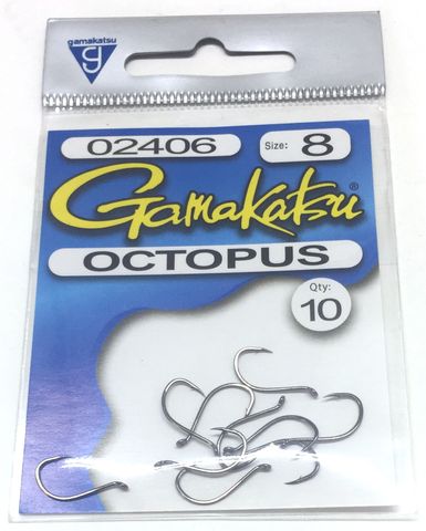 Gamakatsu #8 Octopus Hooks